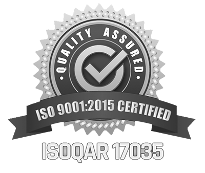 ISO 9001:2015 Certified — ISOQAR