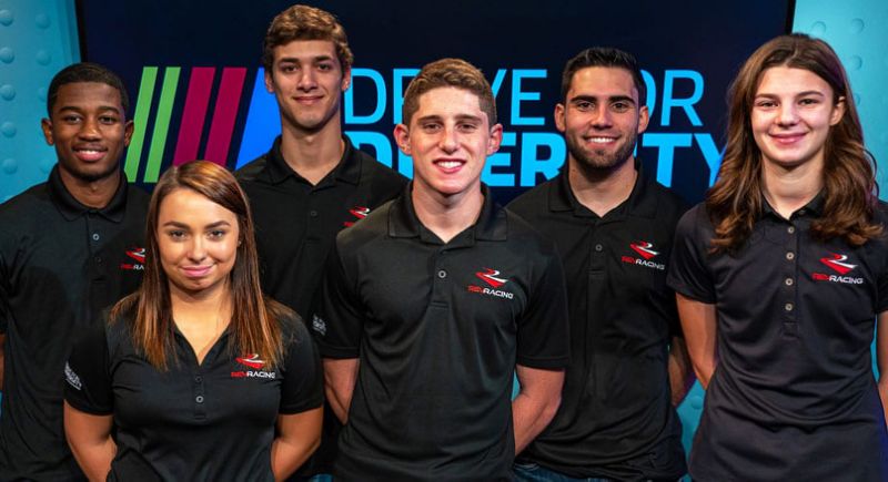 2020 NASCAR Drive for Diversity team